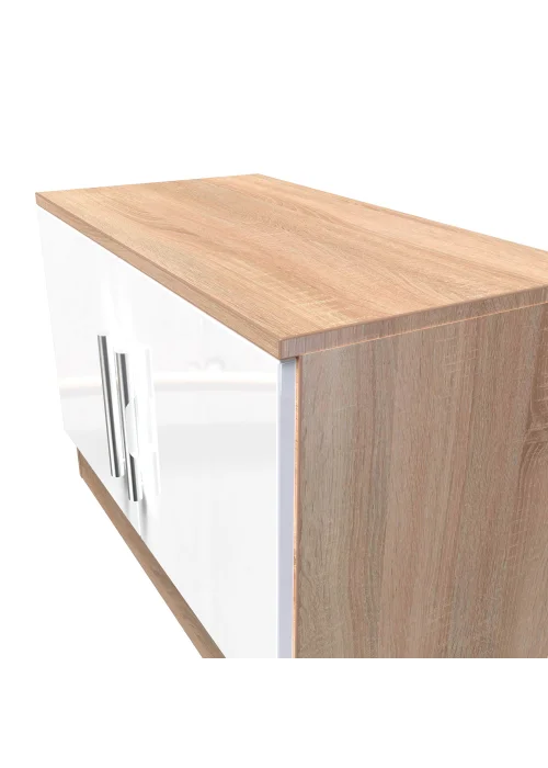 Swift Prague Compact 2 Door TV & Media Unit (49.5cm x 40cm x 76cm) - One Size Image 4