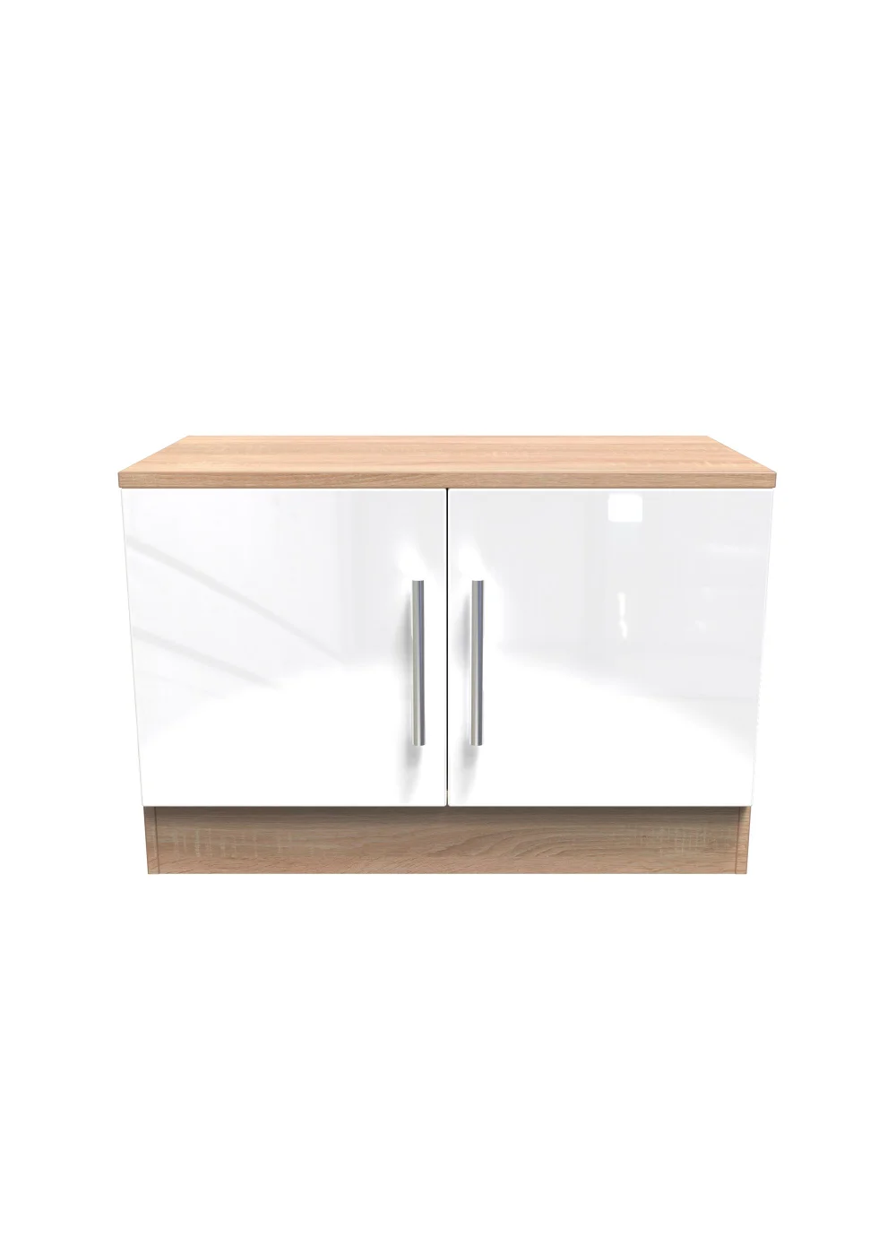 Swift Prague Compact 2 Door TV & Media Unit (49.5cm x 40cm x 76cm) - One Size Image 1