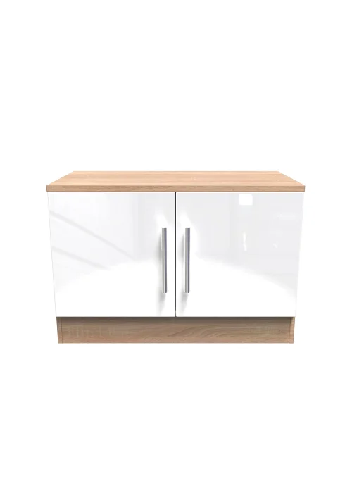 Swift Prague Compact 2 Door TV & Media Unit (49.5cm x 40cm x 76cm) - One Size Image 1