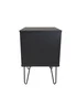 Swift Milano 2 Drawer Bedside Table (50.5cm x 41.5cm x 39.5cm) - One Size Image 5