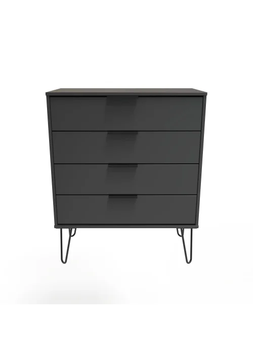 Swift Milano 4 Drawer Chest (88.5cm x 41.5cm x 76.5cm) - One Size Image 1