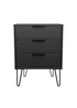 Swift Milano 3 Drawer Midi Chest (74cm x 39.5cm x 57.5cm) - One Size Image 1
