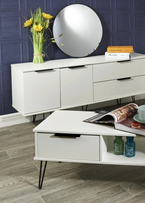 Swift Milano TV Console Unit (51.5cm x 39.5cm x 128cm) - One Size Image 3