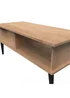 Swift Milano 1 Drawer Coffee Table (45.5cm x 39.5cm x 90.5cm) - One Size Image 4