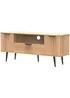 Swift Milano 2 Door 1 Drawer Wide TV Unit (64.5cm x 39.5cm x 144cm) - One Size Image 1