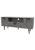 Swift Milano 2 Door 1 Drawer Wide TV Unit (64.5cm x 39.5cm x 144cm) - One Size Image 3