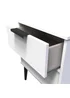 Swift Milano 2 Drawer Bedside Table (50.5cm x 41.5cm x 39.5cm) - One Size Image 2