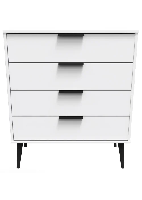 Swift Milano 4 Drawer Chest (88.5cm x 41.5cm x 76.5cm) - One Size Image 1