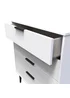 Swift Milano 4 Drawer Chest (88.5cm x 41.5cm x 76.5cm) - One Size Image 5