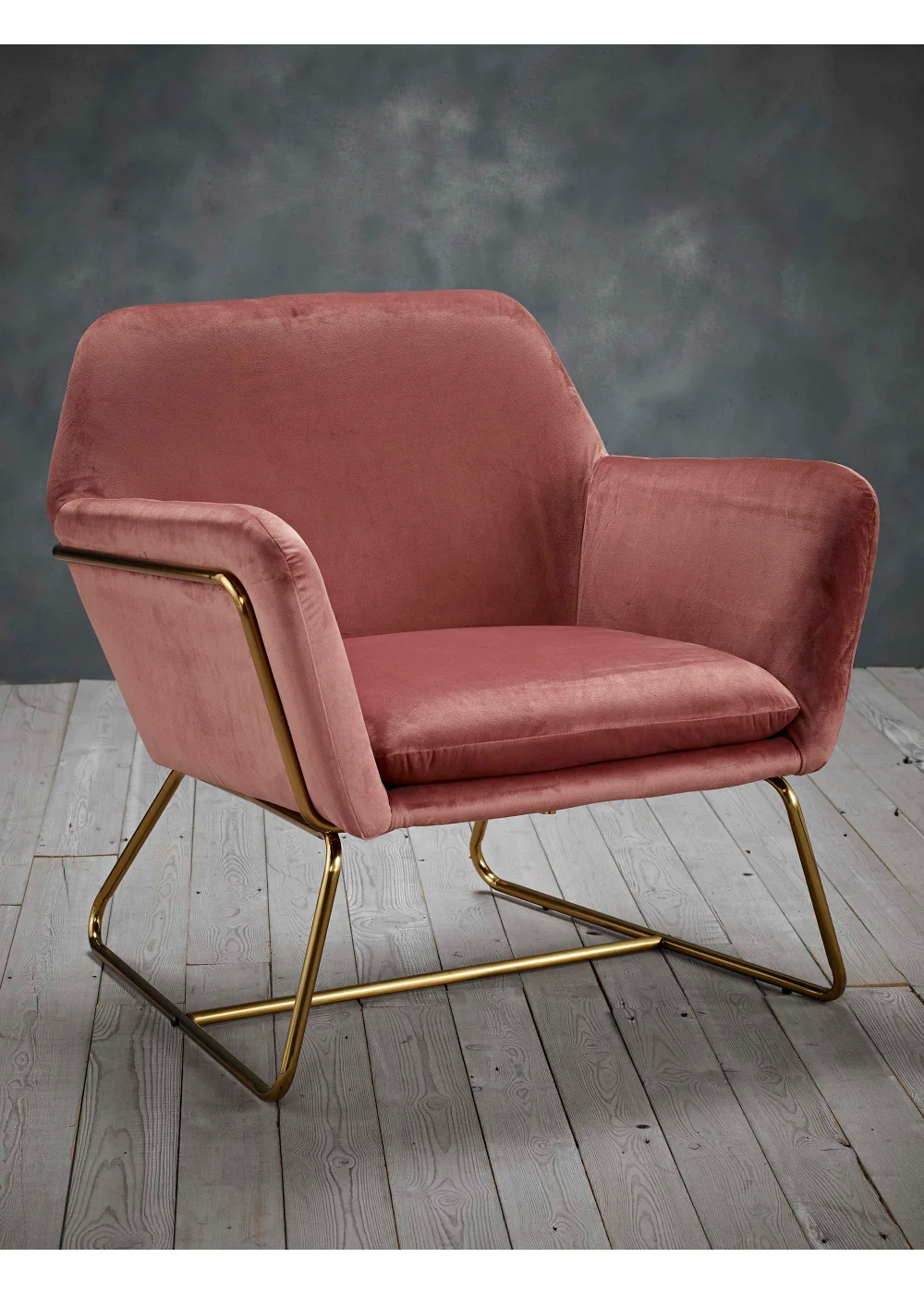LPD Furniture Charles Armchair Vintage Pink (765x660x755mm) - No Size Image 2
