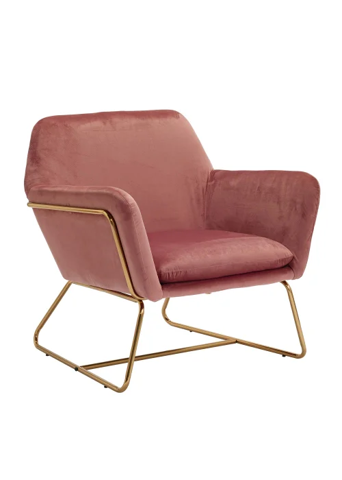 LPD Furniture Charles Armchair Vintage Pink (765x660x755mm) - No Size Image 1