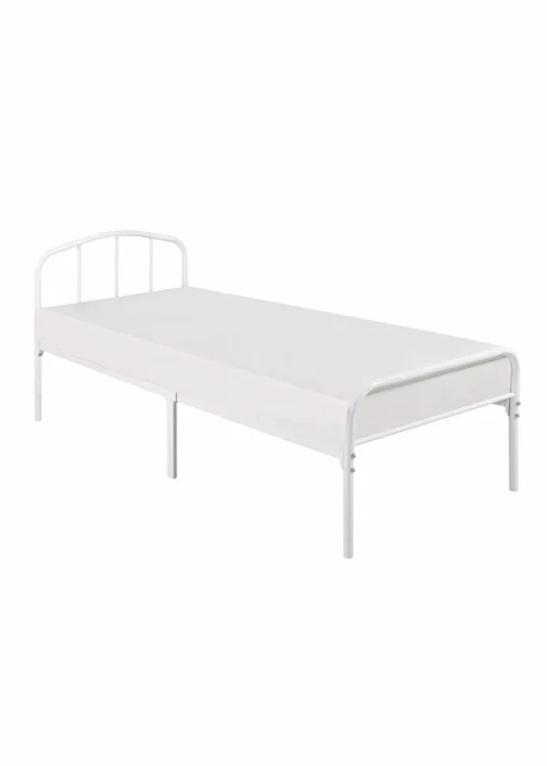 LPD Furniture Milton White Bed - Single Image 1