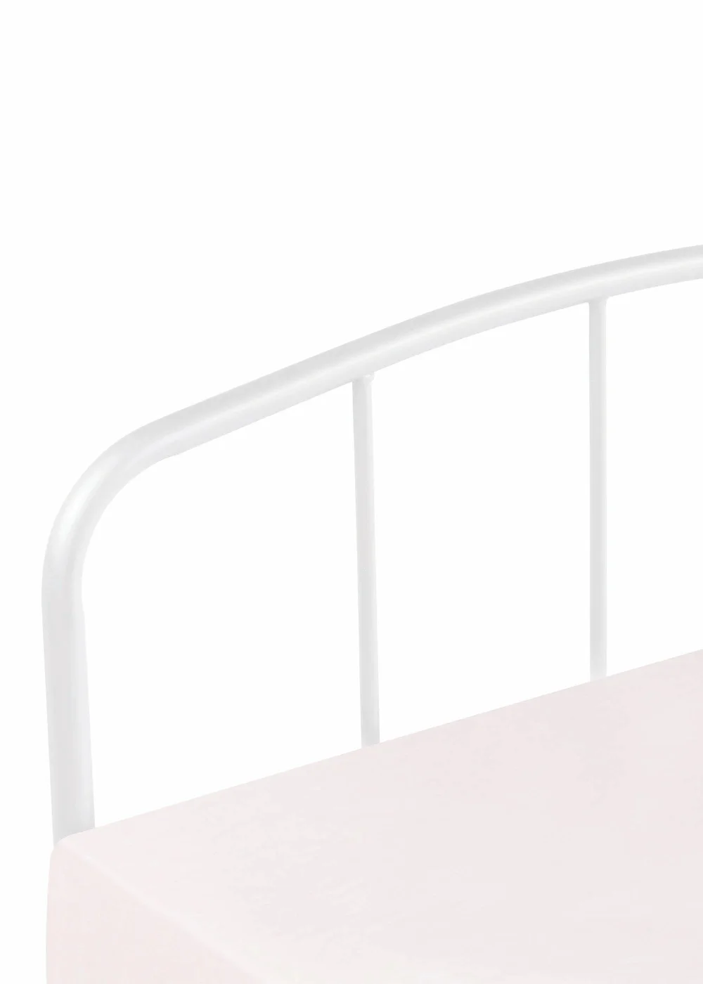 LPD Furniture Milton White Bed - Single Image 2