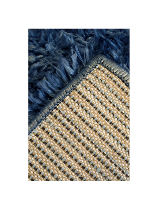 Homemaker Blue Supersoft Shaggy Rug - 80 x 150 Image 5