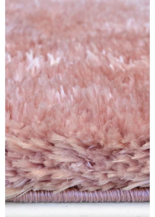 Homemaker Pink Supersoft Shaggy Rug - 80 x 150 Image 4