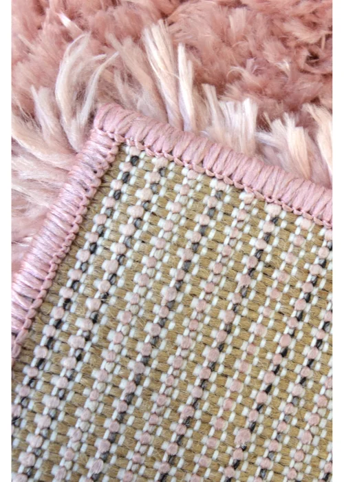 Homemaker Pink Supersoft Shaggy Rug - 80 x 150 Image 5