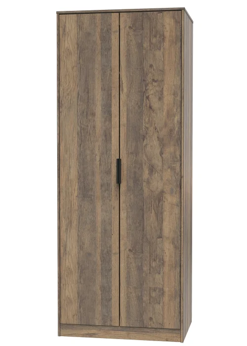 Swift Milano 2 Door Wardrobe (197cm x 53cm x 74cm) - One Size Image 5