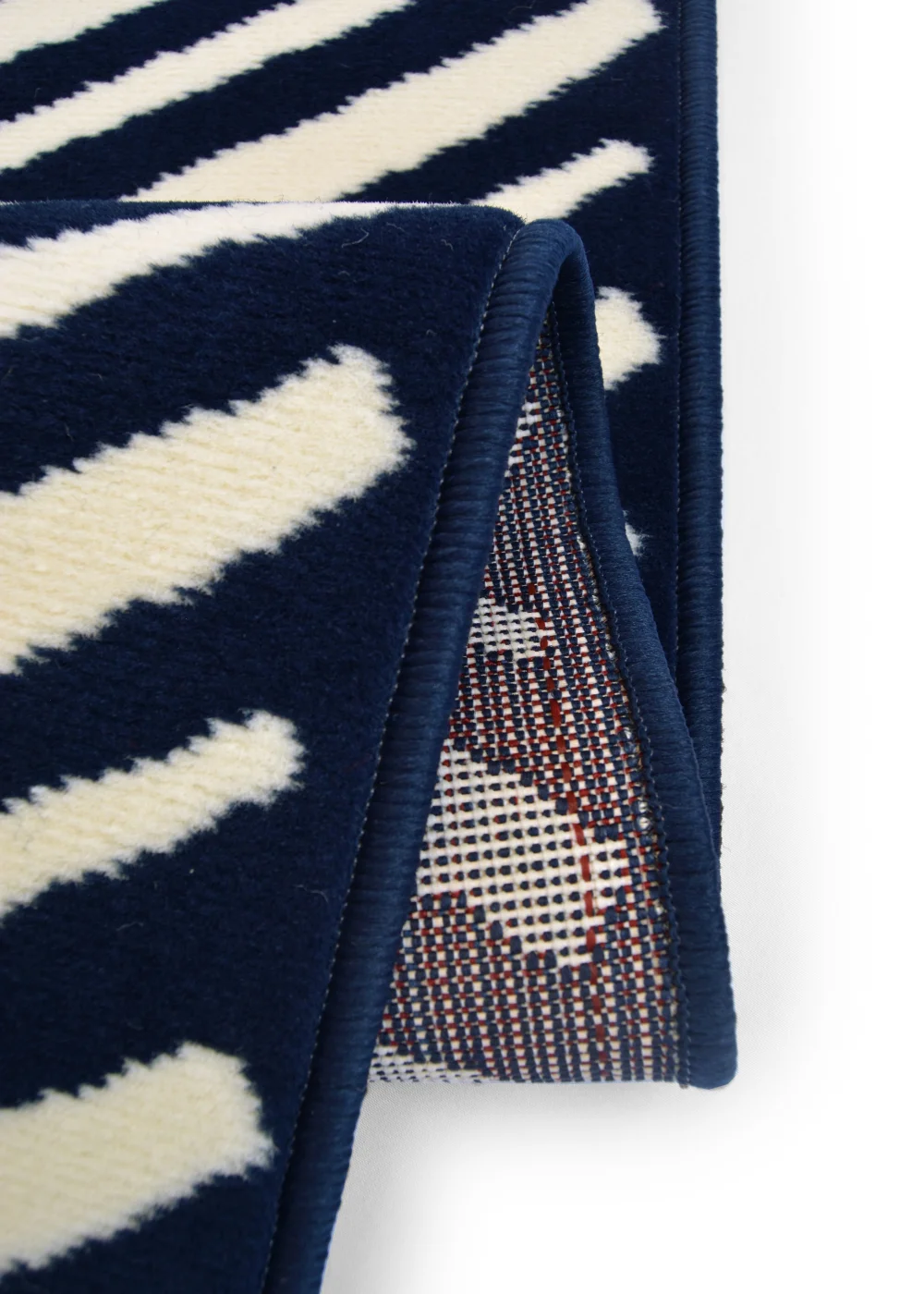 Homemaker Maestro Navy Herringbone - 80 x 150 Image 4
