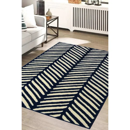 Homemaker Maestro Navy Herringbone - 80 x 150 Image 1