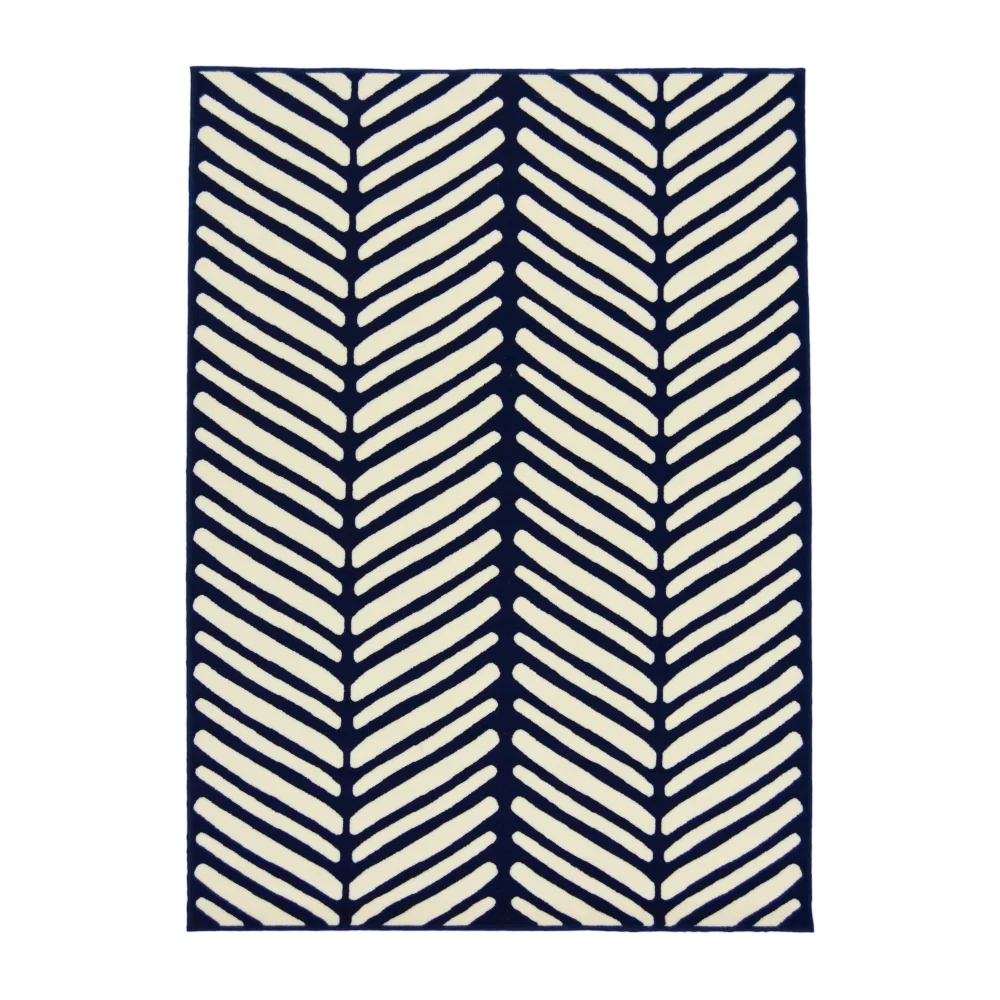 Homemaker Maestro Navy Herringbone - 80 x 150 Image 5