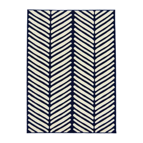 Homemaker Maestro Navy Herringbone - 80 x 150 Image 5