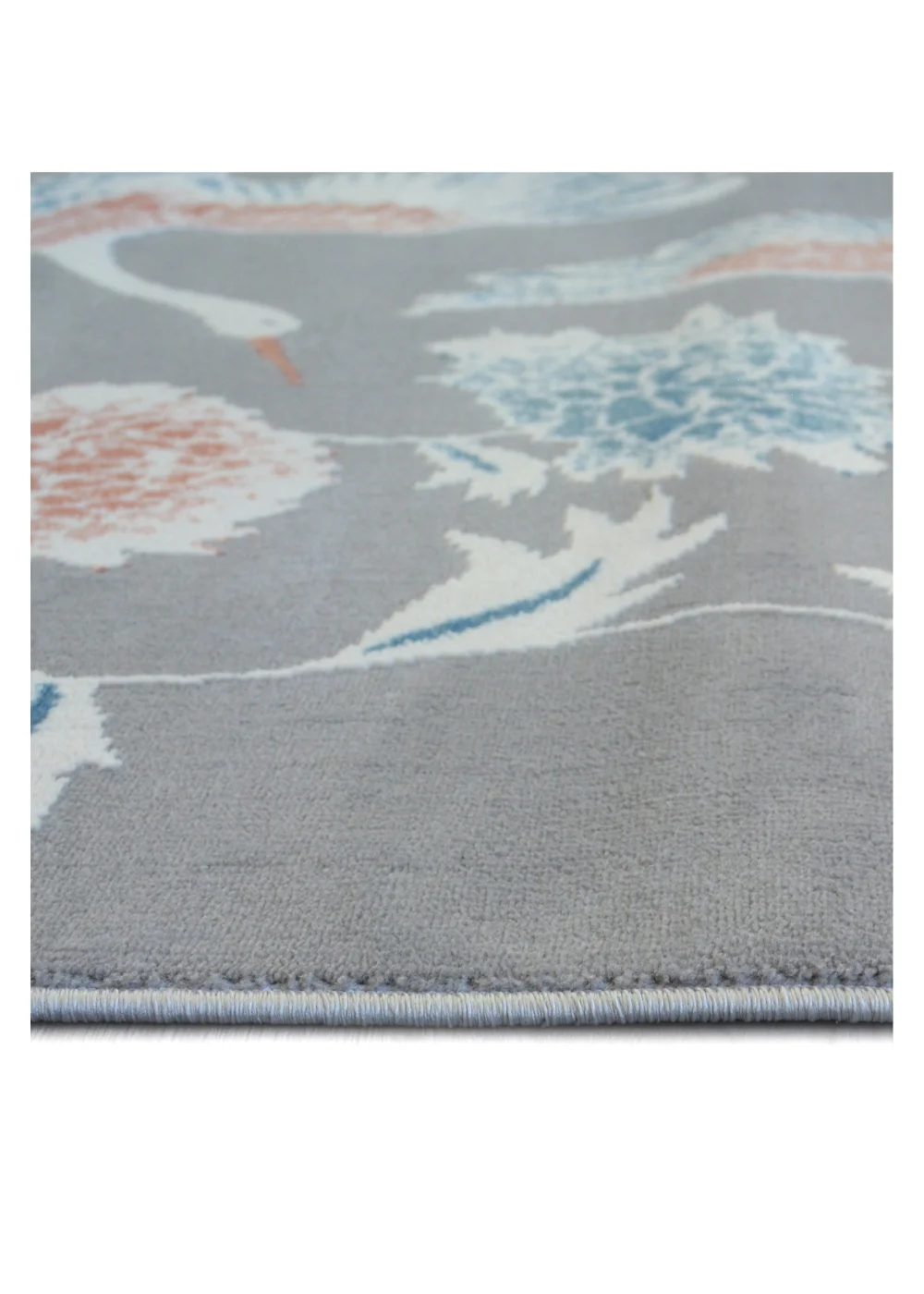 Homemaker Grey Abstract Birds Rug - 80 x 150 Image 4