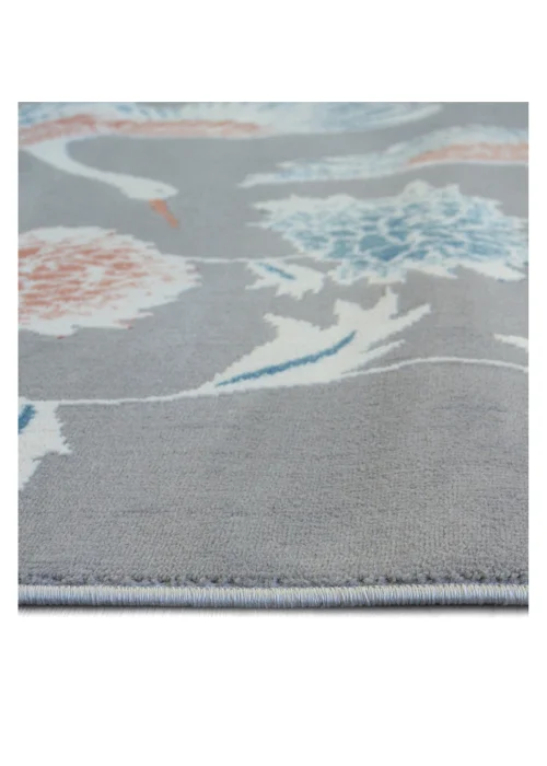 Homemaker Grey Abstract Birds Rug - 80 x 150 Image 4
