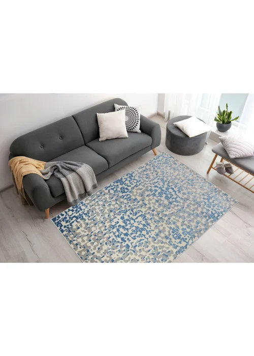 Homemaker Dalan Blue Abstract Rug - 120 x 170 Image 2