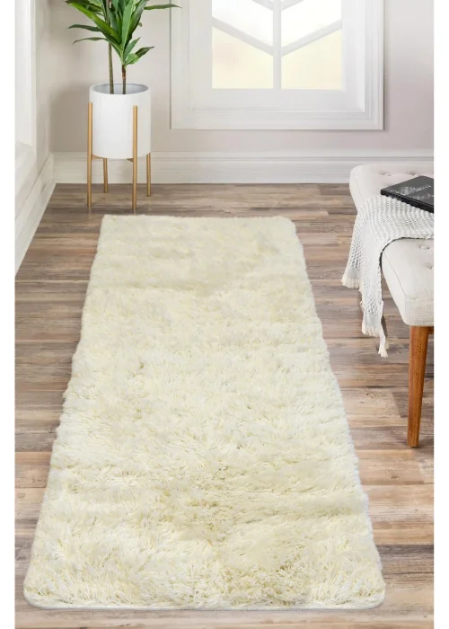 Homemaker Ivory Softwashable Runner - 67 X 180 Image 1