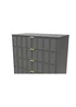 Ready Assembled Cube 5 Drawer Chest of Drawers - One Size Image 3