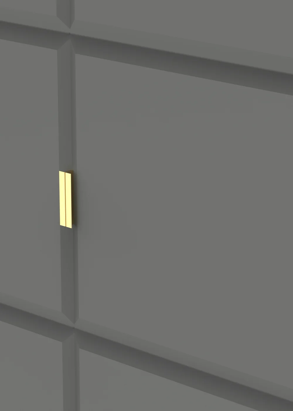 Ready Assembled Cube 2 Door 2 Drawer Tall Wardrobe - One Size Image 3