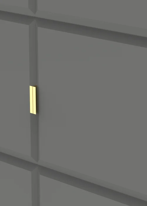 Ready Assembled Cube 2 Door 2 Drawer Tall Wardrobe - One Size Image 3