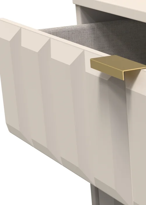 Ready Assembled Cube 4 Drawer Chest of Drawers - One Size Image 4