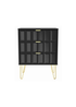 Swift Cube 3 Drawer Midi Chest of Drawers (74cm x 39.5cm x 57.5cm) - One Size Image 1