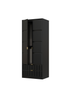 Swift Cube 2 Door 2 Drawer Tall Wardrobe (197cm x 53cm x 74cm) - One Size Image 4