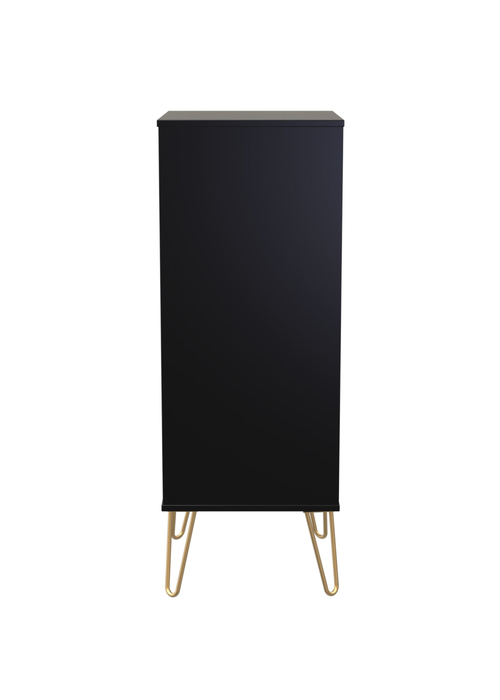 Swift Cube 5 Drawer Tall Bedside Cabinet (107.5cm x 41.5cm x 39.5cm) - One Size Image 2
