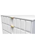 Ready Assembled Cube 3 Drawer Chest of Drawers - One Size Image 4