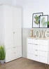 Ready Assembled Cube 4 Drawer Chest of Drawers - One Size Image 1