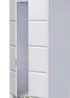 Ready Assembled Cube 2 Door 2 Drawer Tall Wardrobe - One Size Image 3