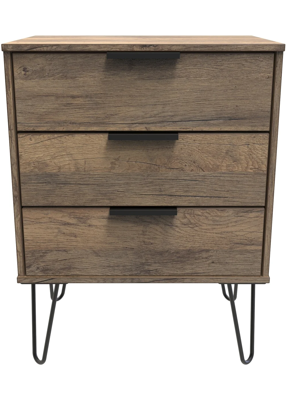 Swift Milano 3 Drawer Midi Chest (74cm x 39.5cm x 57.5cm) - One Size Image 1