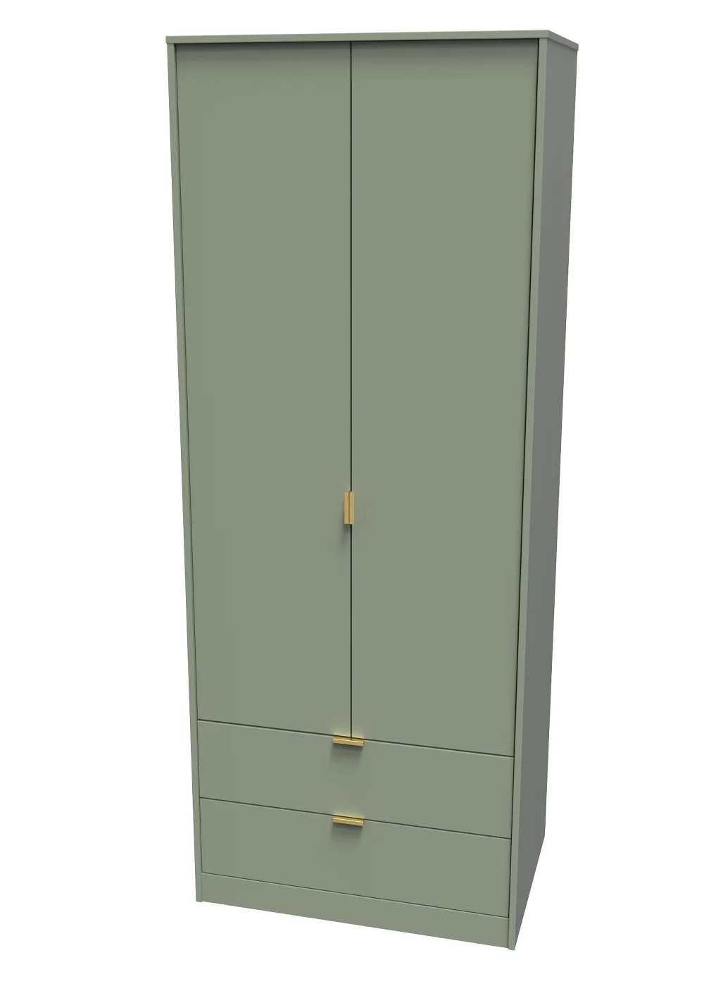 Swift Cordoba 2 Drawer Wardrobe (197cm x 53cm x 74cm) - One Size Image 4