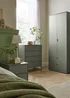 Swift Cordoba 2 Drawer Wardrobe (197cm x 53cm x 74cm) - One Size Image 2