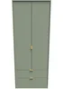 Swift Cordoba 2 Drawer Wardrobe (197cm x 53cm x 74cm) - One Size Image 1