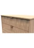 Swift Prism 5 Drawer Chest (107.5cm x 41.5cm x 76.5cm) - One Size Image 4