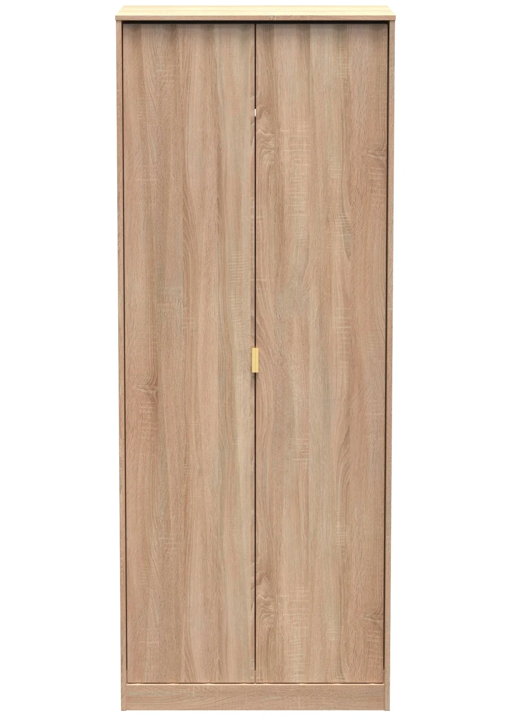 Swift Prism 2 Door Wardrobe (197cm x 53cm x 74cm) - One Size Image 1