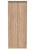 Swift Prism 2 Door Wardrobe (197cm x 53cm x 74cm) - One Size Image 1