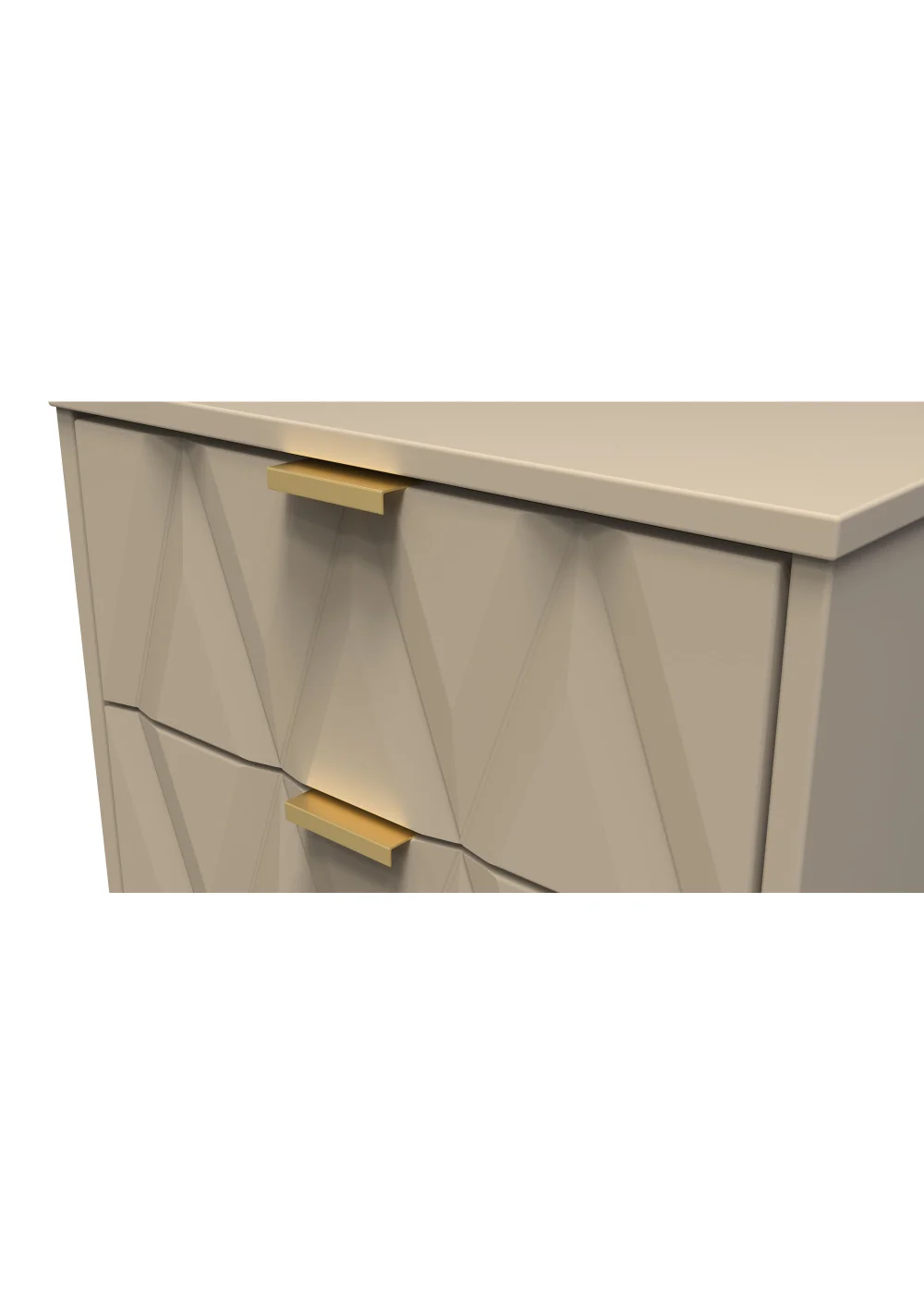 Swift Prism 5 Drawer Bedside Cabinet (107.5cm x 41.5cm x 39.5cm) - One Size Image 4