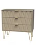 Ready Assembled Prism 3 Drawer Chest - One Size Image 3