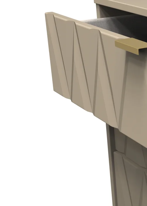 Ready Assembled Prism 4 Drawer Chest - One Size Image 2