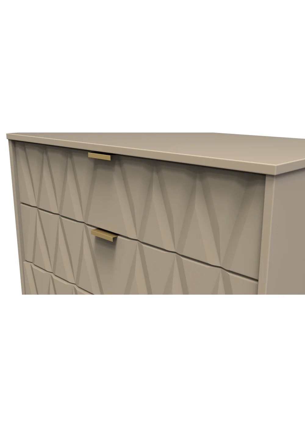 Ready Assembled Prism 5 Drawer Chest - One Size Image 4